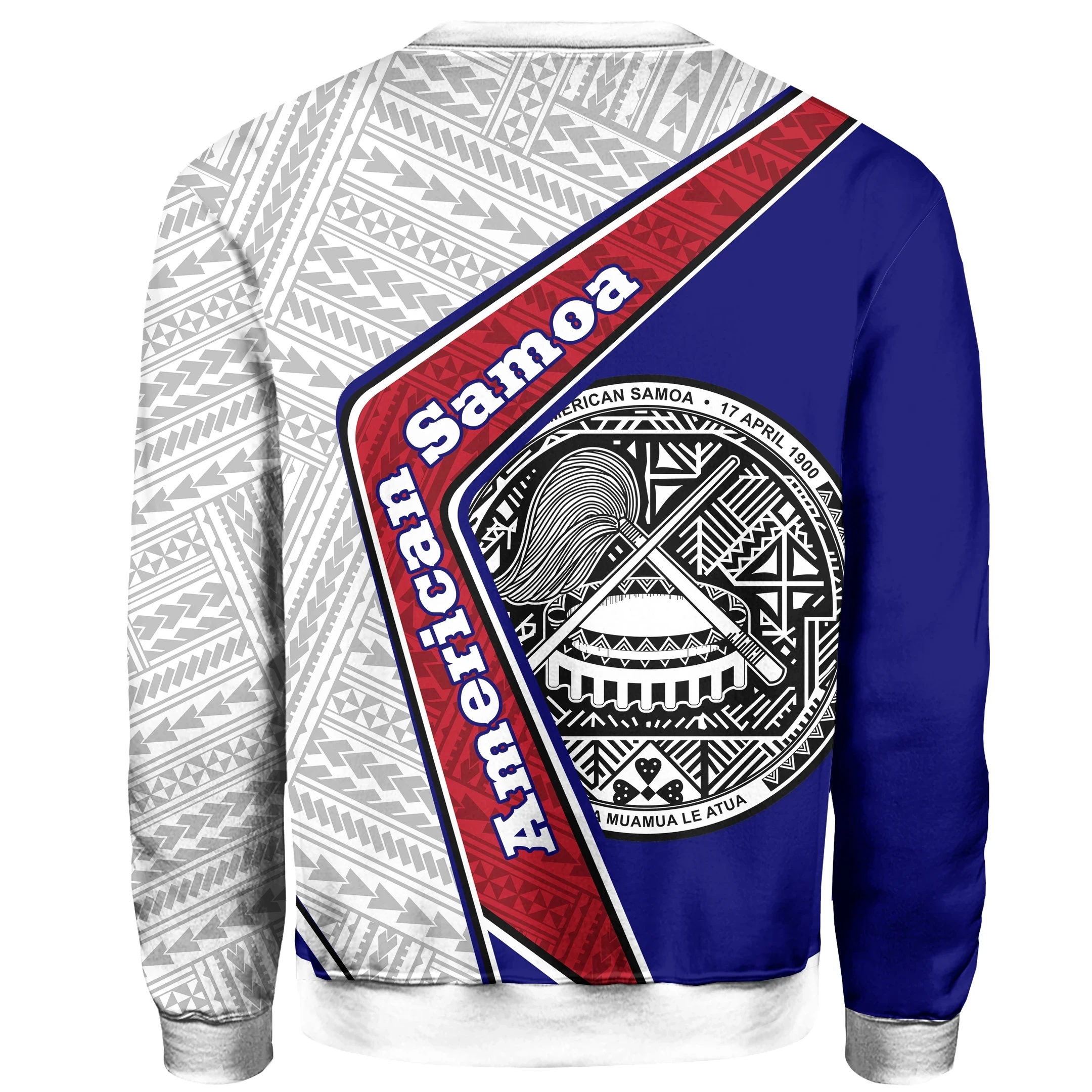 American Samoa Sweatshirt - Polynesian Coat Of Arms A224