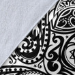 New Zealand Silver Fern Maori Premium Blanket - Circle Style J91
