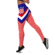 Croatia Leggings , Croatia Coat Of Arms and Flag Color
