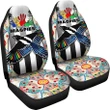 Magpies Naidoc Week Car Seat Covers Collingwood Modern Style A7