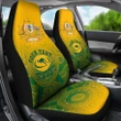 [Custom] Australia Aboriginal Car Seat Covers, Australia Rugby and Coat Of Arms - BN18