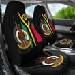 Vanuatu Flag Coat Of Arm Car Seat Cover - J4