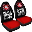 Lithuania Car Seat Covers Couple Valentine Nothing Make Sense (Set of Two) A7
