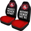 Lithuania Car Seat Covers Couple Valentine Nothing Make Sense (Set of Two) A7