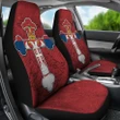 Serbian Cross Car Seat Covers Eagle K4
