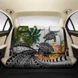 Kanaka Maoli (Hawaiian) Car Seat Covers - Polynesian Turtle Coconut Tree And Plumeria Gray A24