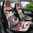 Dragons Car Seat Covers St. George Indigenous White A7