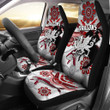 Dragons Car Seat Covers St. George Indigenous White A7