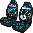 Sharks Rugby Indigenous Car Seat Covers Minimalism Version A7