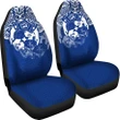Tonga Polynesian Car Seat Covers - Tongan Pride (Bright Blue) - BN15