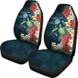 Kanaka Maoli (Hawaiian) Car Seat Covers - Sea Turtle Tropical Hibiscus And Plumeria A24