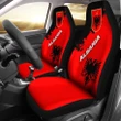 Albania Car Seat Covers Red Braved Version K12