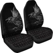 Vikings Car Seat Covers - Raven Tattoo Style A27
