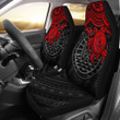 Tahiti Polynesian Car Seat Covers - Red Turtle 18