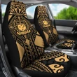 Samoa Polynesian Car Seat Covers - Samoa Gold Seal with Polynesian Tattoo - BN18