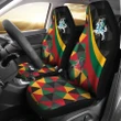 Lithuania Car Seat Covers - Lithuania Coat Of Arms with Flag Color
