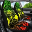 Samoa Polynesian Car Seat Covers - Samoa Reggae Seal with Polynesian Tattoo - BN18