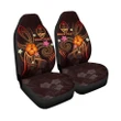 Guam Polynesian Personalised Car Seat Covers - Legend of Guam (Red) - BN15