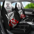 New Zealand Anzac Car Seat Covers - Lest We Forget Poppy A02