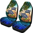 Chuuk Car Seat Covers - Polynesian Turtle Coconut Tree And Plumeria A24
