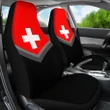 Switzerland Flag Car Seat Cover J9