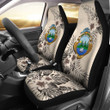 Costa Rica Car Seat Covers - The Beige Hibiscus (Set of Two)