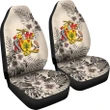 Barbados Car Seat Covers - The Beige Hibiscus (Set of Two) A7