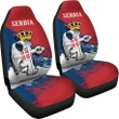 Serbia Car Seat Covers - Serbian Eagle / Orthodox Cross A7