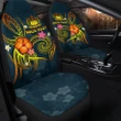 Polynesian Hawaii Personalised Car Seat Covers - Legend of Samoa (Blue) - BN15