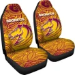 Brisbane Broncos Car Seat Covers Tribal Style A7