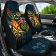 American Samoa Polynesian Personalised Car Seat Covers - Legend of American Samoa (Blue) - BN15