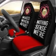 Hawaii Car Seat Covers Couple Valentine Nothing Make Sense (Set of Two)
