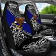 American Samoa Car Seat Covers Fall In The Wave K7