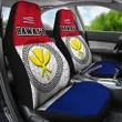 Hawaii Flag Kanaka Polynesian Car Seat Covers - AH - J6