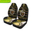 (Custom Text) Cornwall Personalised Rugby Union Car Seat Cover - Trelawny's Army with Celtic Cross - BN21