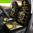 (Custom Text) Cornwall Personalised Rugby Union Car Seat Cover - Trelawny's Army with Celtic Cross