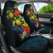 Kanaka Maoli (Hawaiian) Car Seat Covers - Sea Turtle Tropical Hibiscus And Plumeria Reggae A224