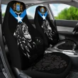1sttheworld Car Seat Covers Africa - Somalia Flag Color with LeoPards