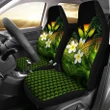 Kanaka Maoli (Hawaiian) Car Seat Covers, Polynesian Plumeria Banana Leaves Reggae A02