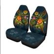Polynesian Tahiti Personalised Car Seat Covers - Legend of Tahiti (Blue) - BN15