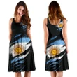 Argentina In Me Women's Dress - Special Grunge Style A31