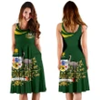 1sttheworld Australia Women's Dress, Australia Coat Of Arms Green A10