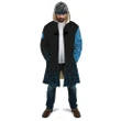 Viking Hooded Coats Raven Celtic Cyan A31