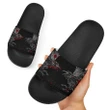 Vikings Slide Sandals , Odin's Ravens Tattoo Style Blood