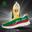 (Custom) Lithuania Sneakers Color Flag Coat Of Arms Personalized Signature A18