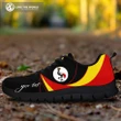 (Custom) Uganda Sneakers, Uganda Strong Flag Personalize Signature A10