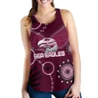 Sea Eagles Women Racerback Tank Indigenous Country Style A7