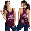 Sea Eagles Women Racerback Tank Indigenous Country Style
