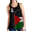 Palestine Flag Women's Racerback Tank , Coat Of Arms