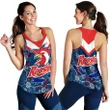 Rooster Indigenous Women's Racerback Tank Rugby A7